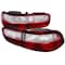 Spec-D Tuning 92-95 Honda Civic Civic Coupe And Sedan Red Clear Tail Lights LT-CV92RPW-RS - alternate 1